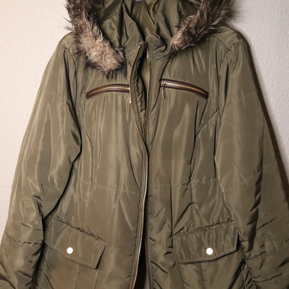 Green Cavalini Parka